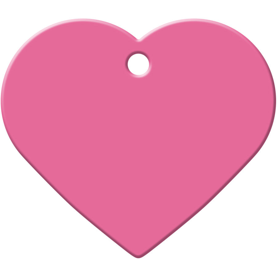 Pink Aluminum Heart
